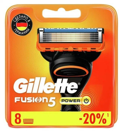 Сменные кассеты Gillette Fusion5 Power, 8 шт.