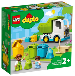 Конструктор LEGO DUPLO Town Мусоровоз и контейнеры для раздельного сбора мусора | 10945