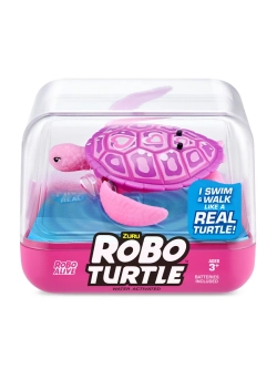Интерактивная плавающая черепаха ZURU Robo Turtle Alive 7192 розовая