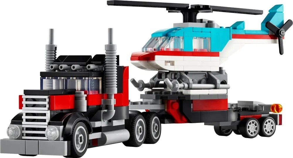 Конструктор LEGO Creator Бортовой грузовик с вертолетом | 31146