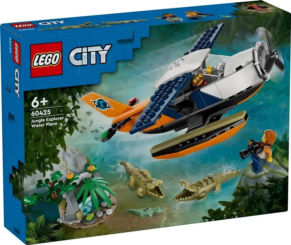 Конструктор LEGO City Водный самолет исследователь джунглей | 60425