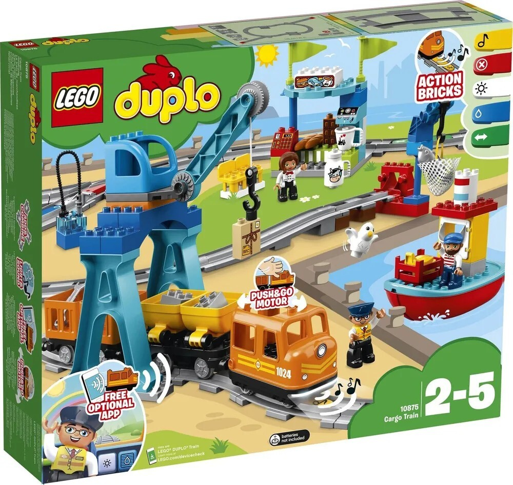 Конструктор LEGO DUPLO Town Грузовой поезд | 10875