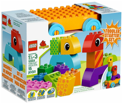 Конструктор LEGO DUPLO Веселая каталка с кубиками | 10554