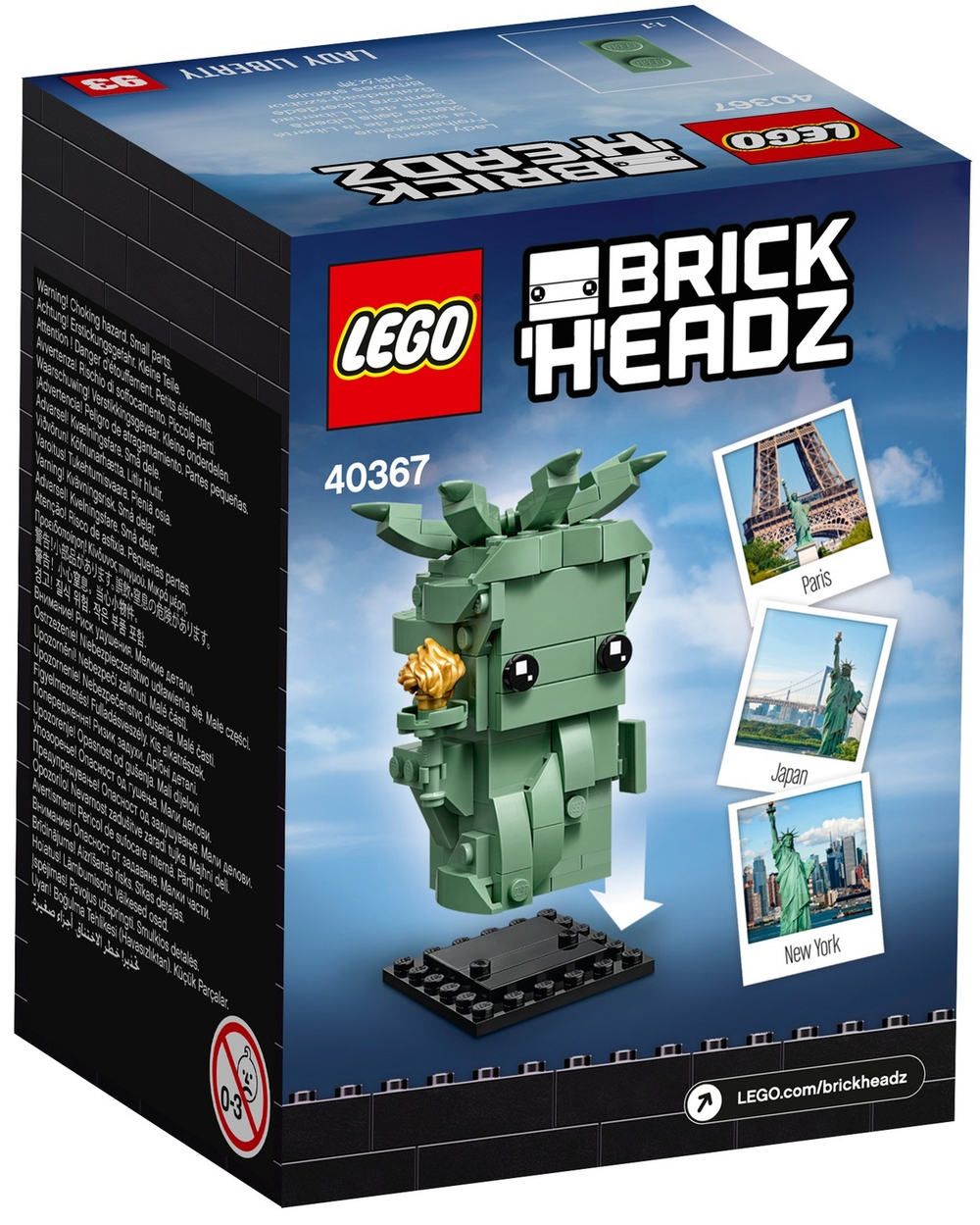 Конструктор LEGO BrickHeadz Статуя Свободы | 40367