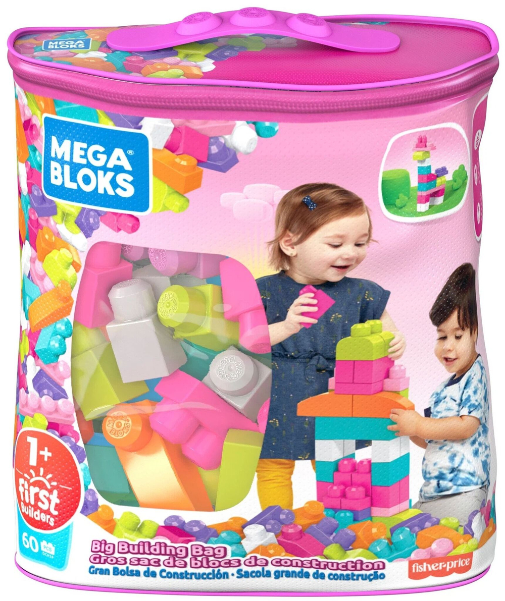 Конструктор MEGA BLOKS Мой первый конструктор, розовый | DCH55 / CYP67