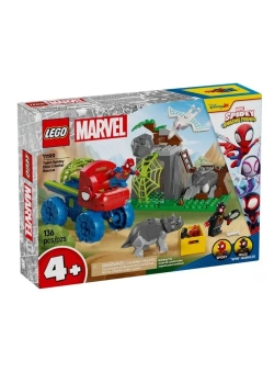Конструктор LEGO Marvel Команда Паучков на спасательной миссии в грузовике-динозавре 11199