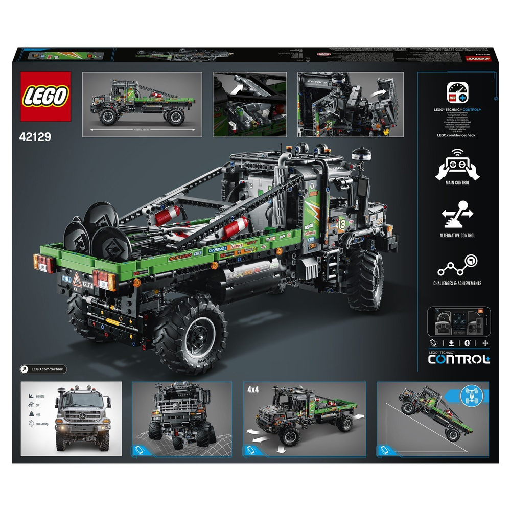 Конструктор LEGO Technic Полноприводный грузовик-внедорожник Mercedes-Benz Zetros | 42129