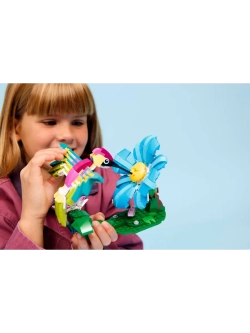 Конструктор LEGO Creator 31384 Дикие животные: красочные колибри 3в1