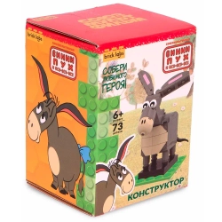 Конструктор Brick Labs Винни-Пух и все-все-все Ослик Иа, AB-1106