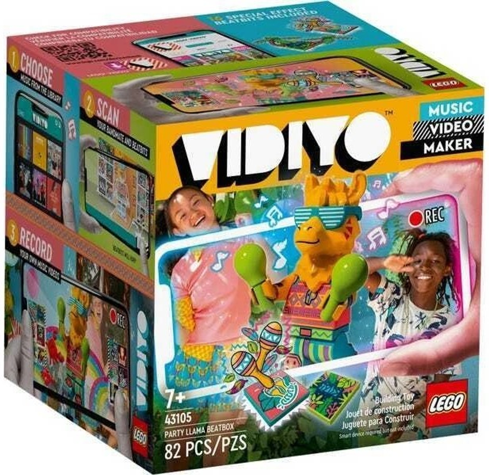 Конструктор LEGO Vidiyo Битбокс Любителя вечеринок Л.Л.А.М.А | 43105