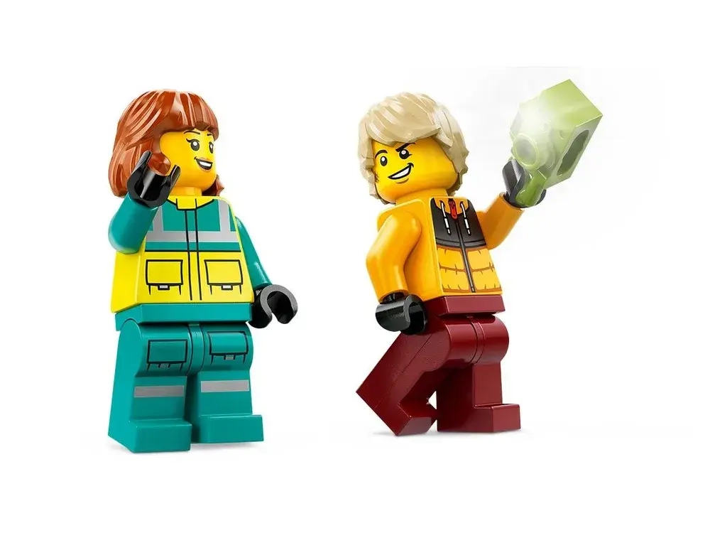 Конструктор LEGO City Скорая помощь и сноубордист | 60403