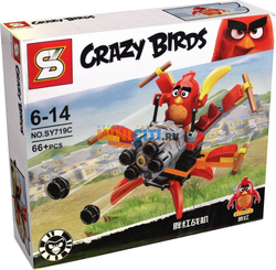 Конструктор Angry Birds Red | SY719C
