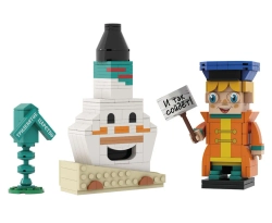 Конструктор Brick labs Вовка и печка AB-1131