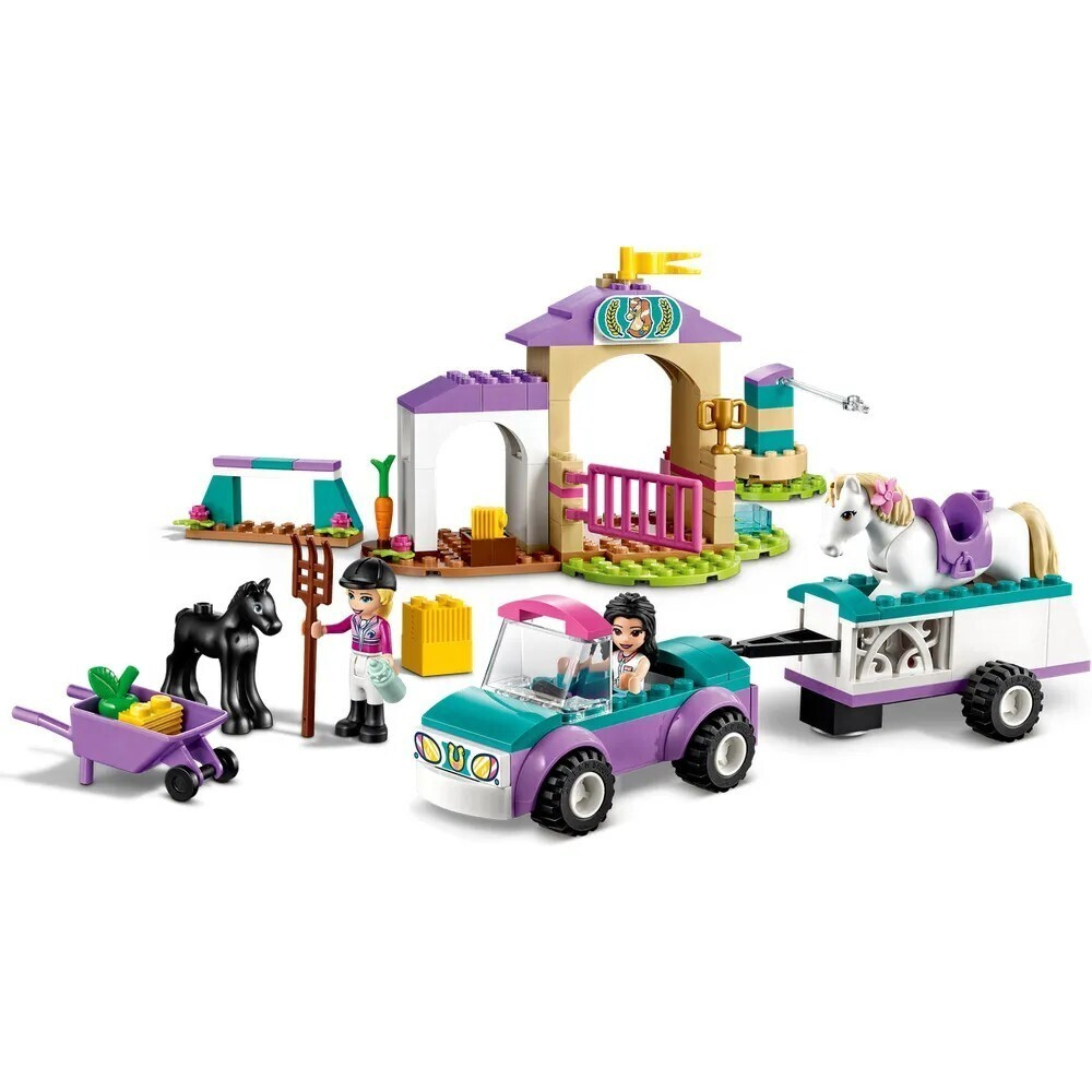 Конструктор LEGO Friends Тренировка лошади и прицеп для перевозки | 41441