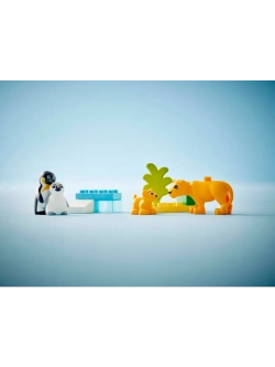 Конструктор LEGO DUPLO 10442 Семейства диких животных: пингвины