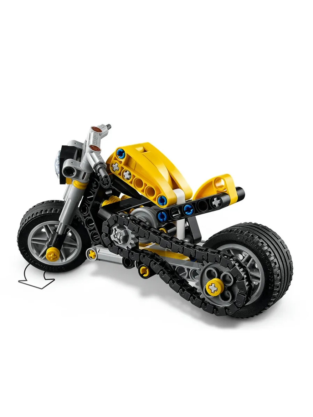Конструктор LEGO Technic 42225 Желтый мотоцикл