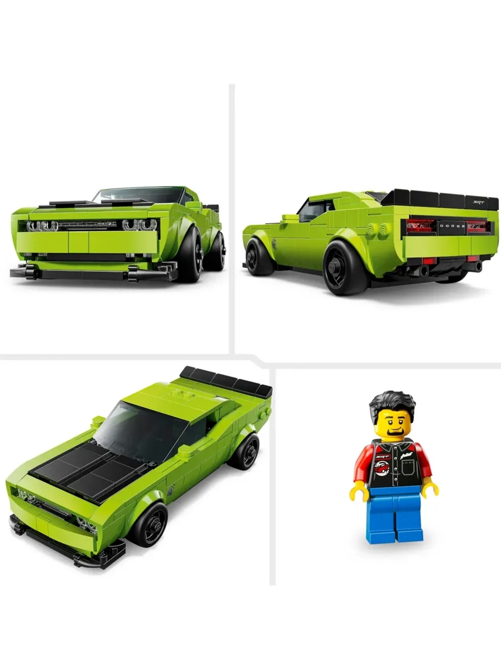 Конструктор LEGO Speed Champions 77237 Автомобиль Dodge Challenger SRT Hellcat