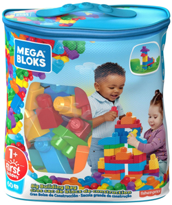 Конструктор MEGA BLOKS Мой первый конструктор, голубой | DCH55 / CYP67