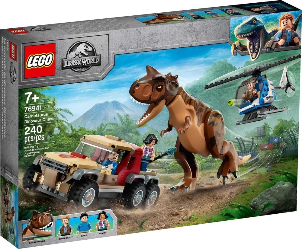 Конструктор LEGO Jurassic World Погоня за карнотавром | 76941