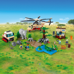 Конструктор LEGO City Stuntz Операция по спасению зверей | 60302