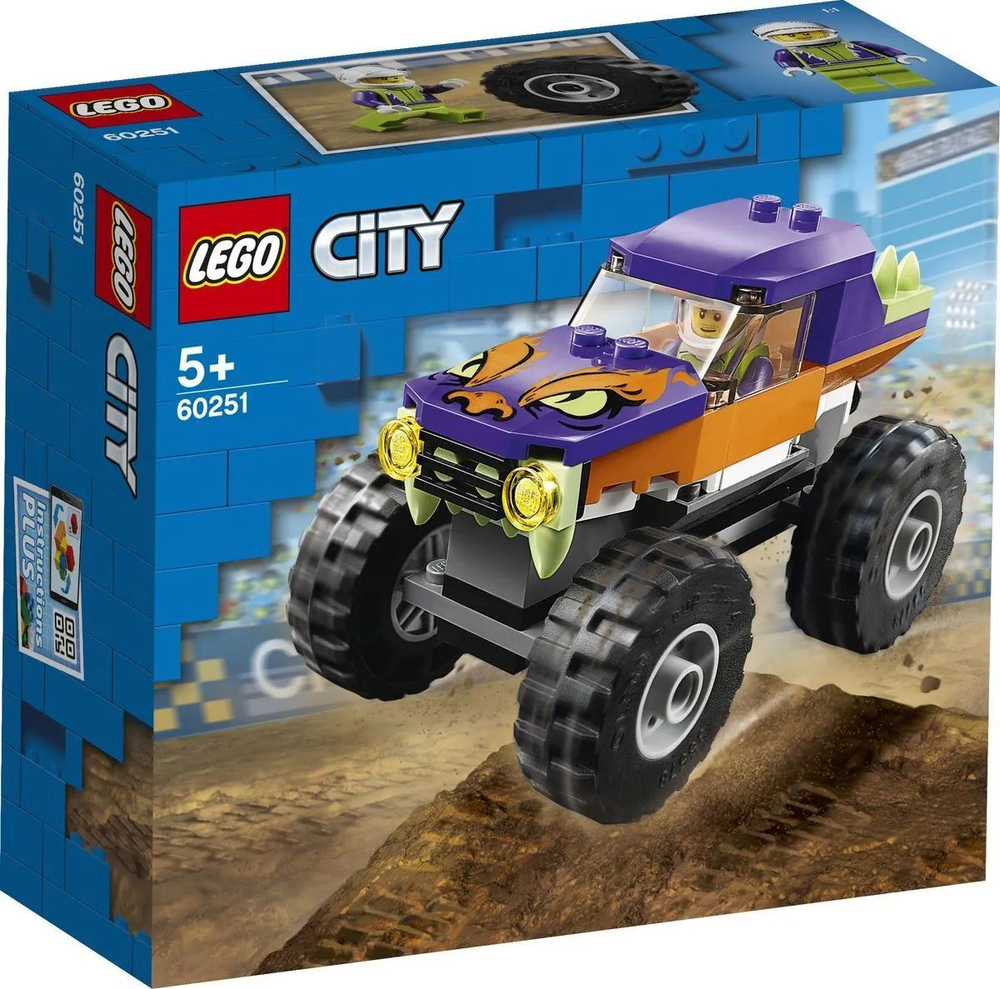 Конструктор LEGO City Great Vehicles Монстр-трак | 60251