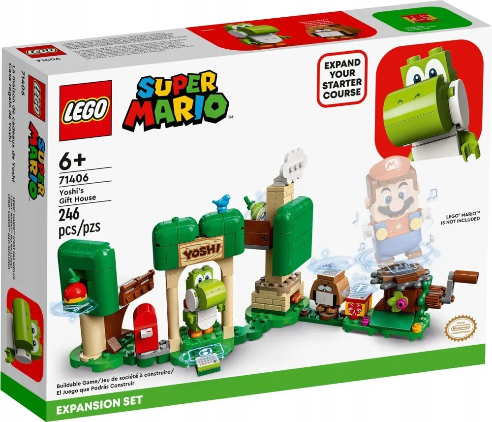 Конструктор LEGO Super Mario Подарочный дом Йоши | 71406