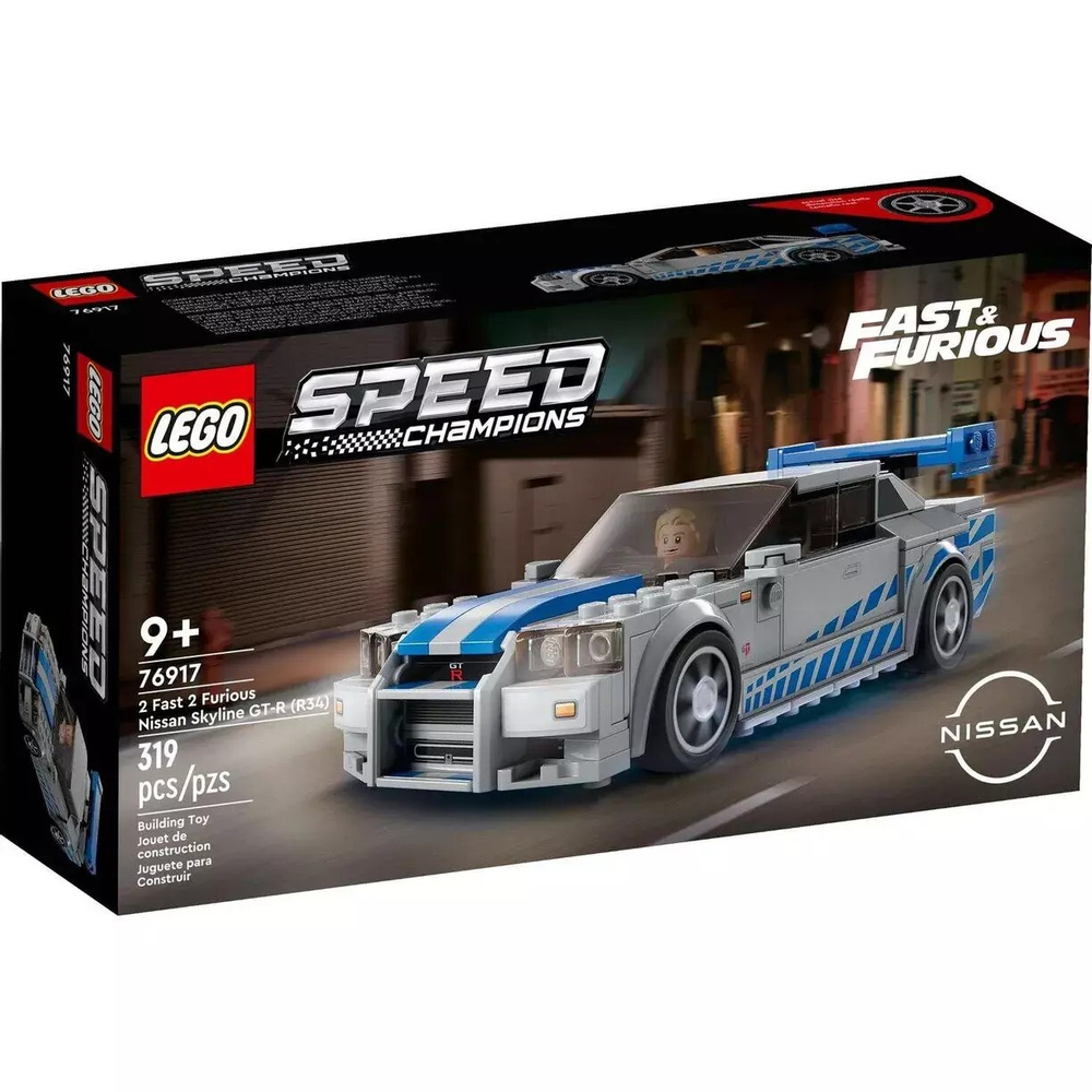 Конструктор LEGO Speed Champions Автомобиль Skyline GT-R (R34) | 76917