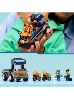Конструктор LEGO City 60491 Транспортная машина для мотоциклов