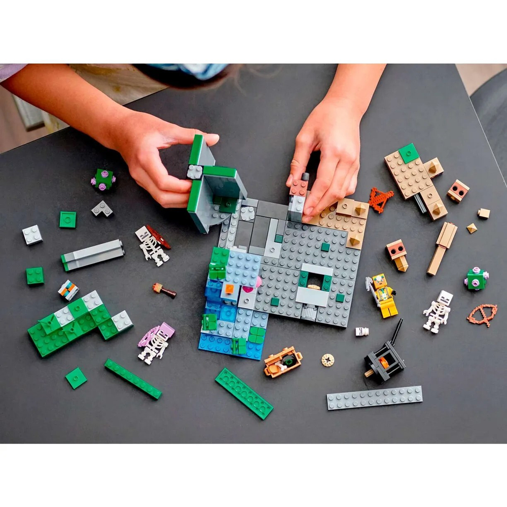 Конструктор LEGO Minecraft Подземелье скелета | 21189
