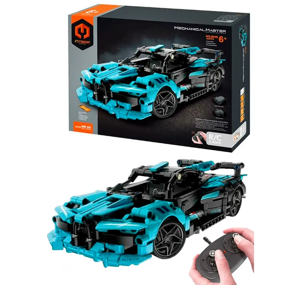 Конструктор iM.Master 8046 Спорткар Bugatti на радиоуправлении 439 деталей