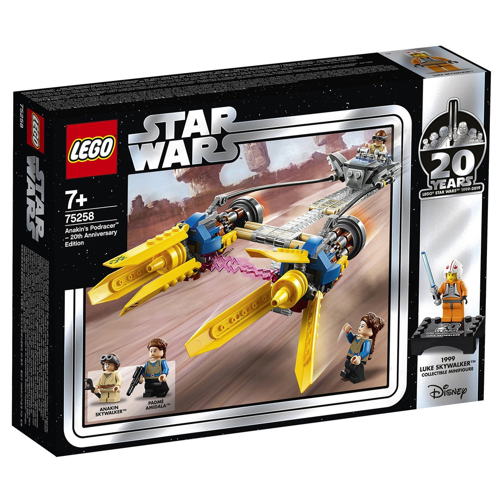 Конструктор LEGO Star Wars Гоночный под Энакина выпуск к 20-летнему юбилею | 75258