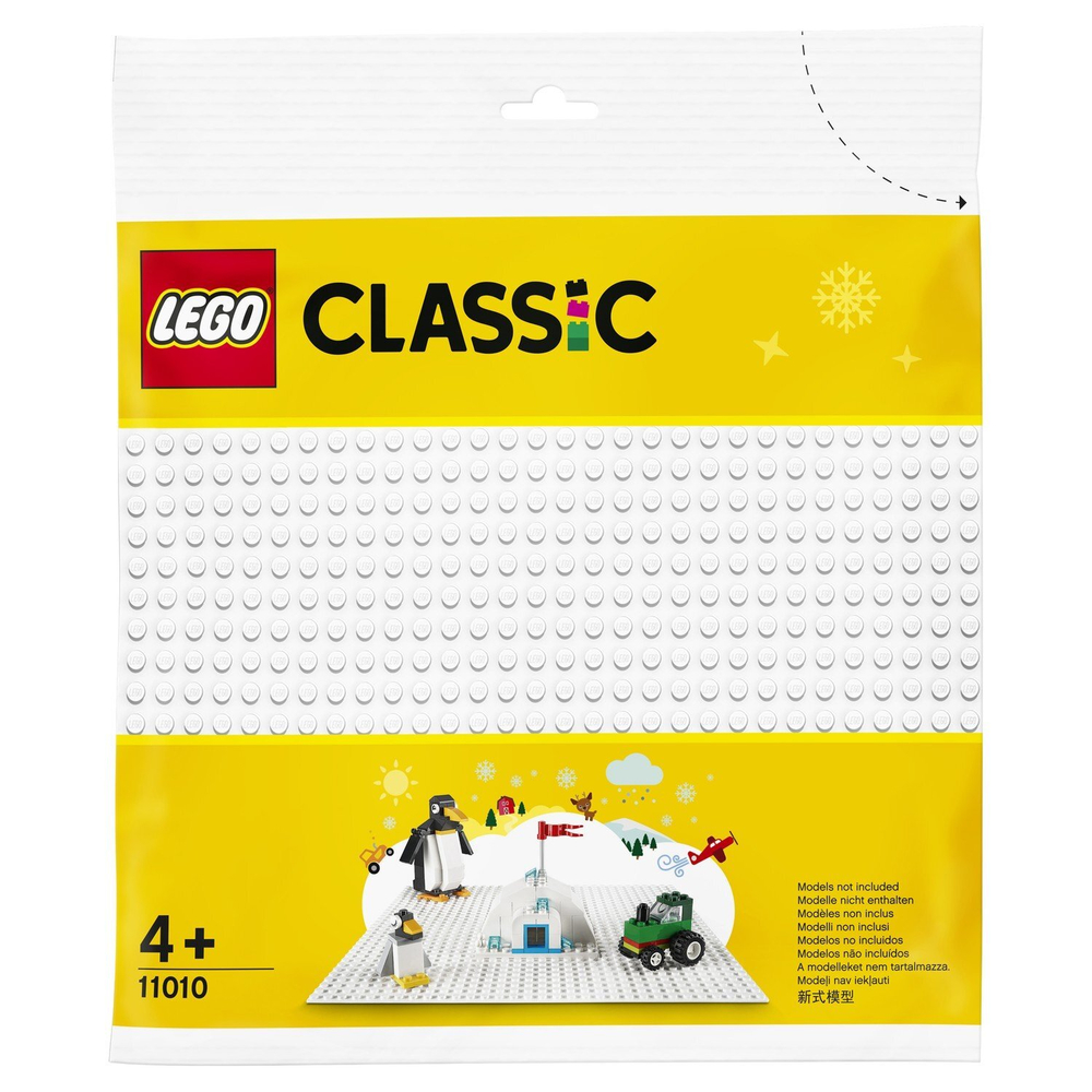 Конструктор LEGO Classic Пластина базовая Белая | 11010