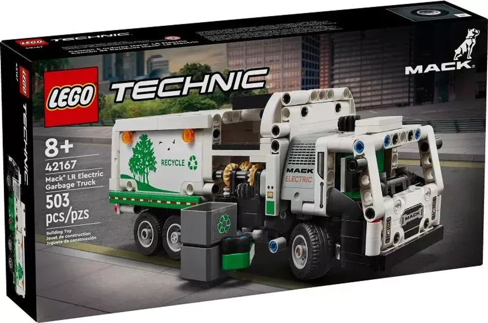 Конструктор LEGO Technic Электрический мусоровоз Mack LR | 42167