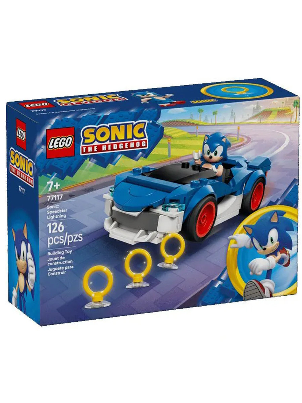 Конструктор LEGO Sonic the Hedgehog 77117 Спортивный автомобиль Соника