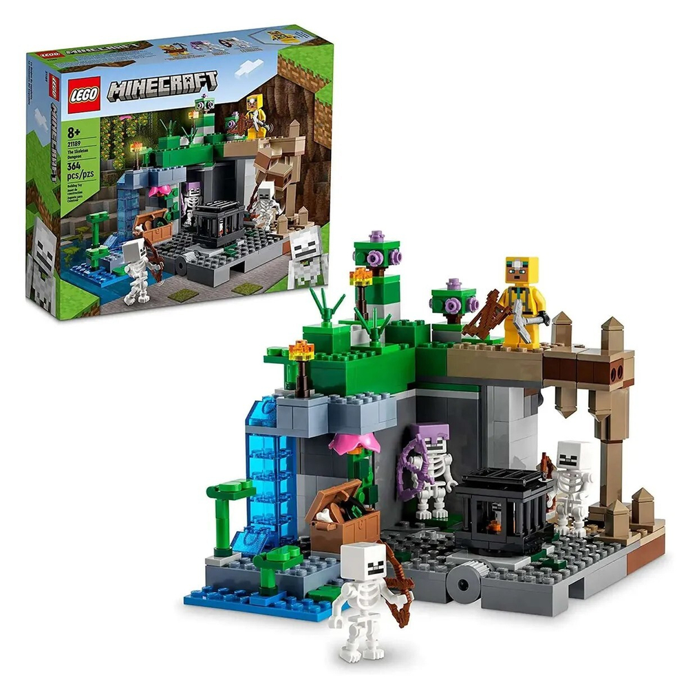 Конструктор LEGO Minecraft Подземелье скелета | 21189