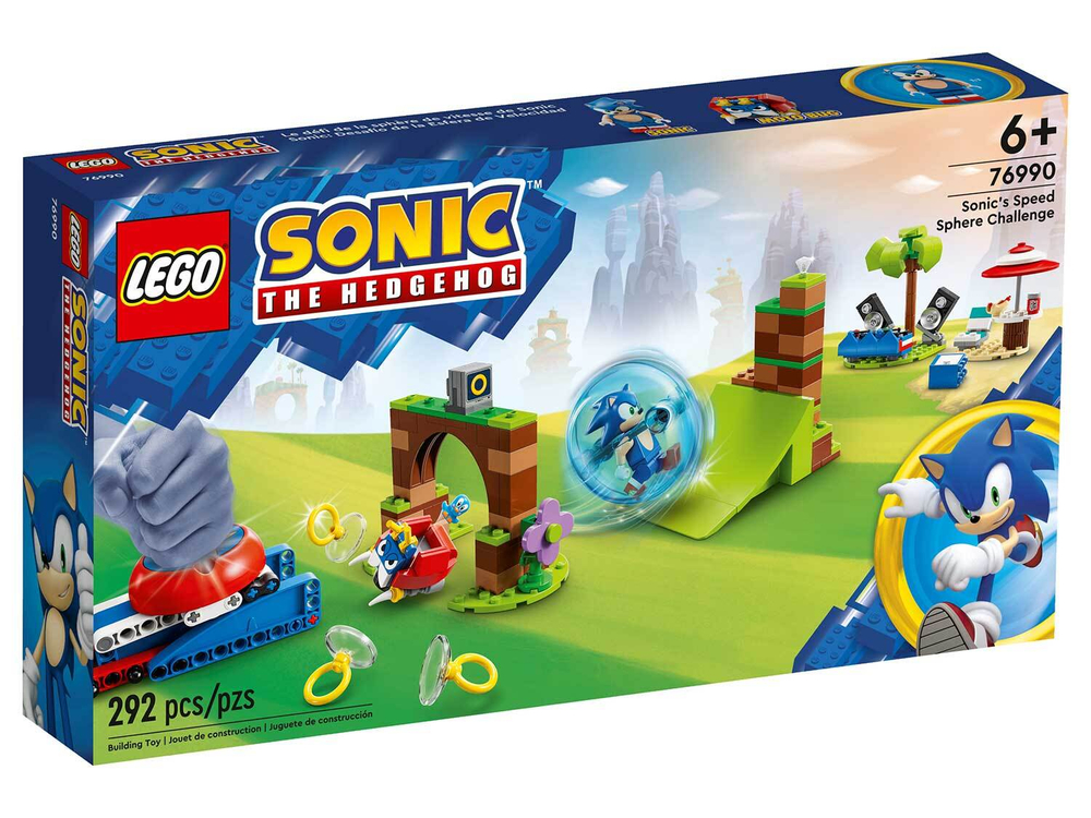 Конструктор Lego Sonic the Hedgehog Вызов Сферы Скорости Соника | 76990