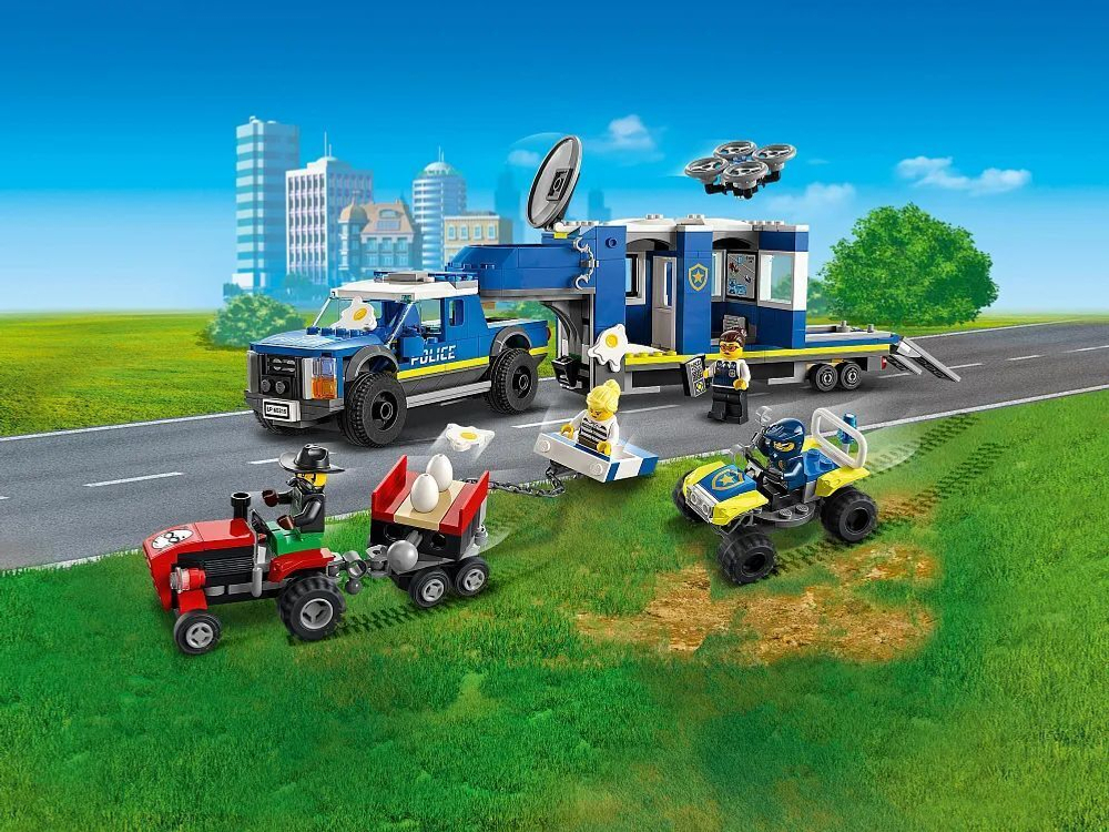 Конструктор LEGO City Police Полицейский мобильный командный трейлер |  60315: купить в интернет- магазине Miniciti.ru