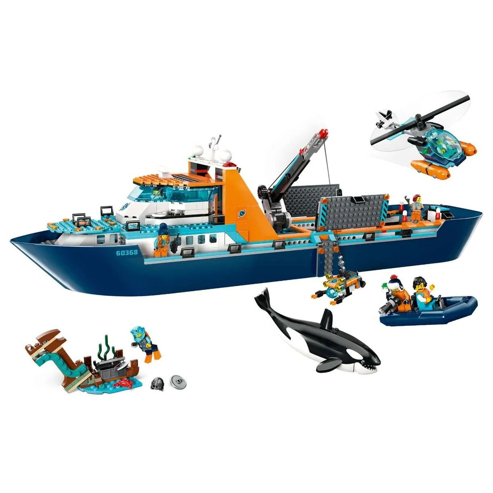 Конструктор LEGO City Arctic Explorer Корабль Исследователь Арктики | 60368