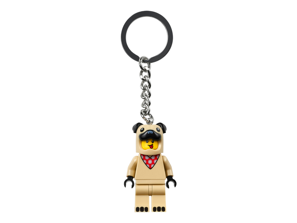 Конструктор LEGO Брелок для ключей Парень — французский бульдог | 854158