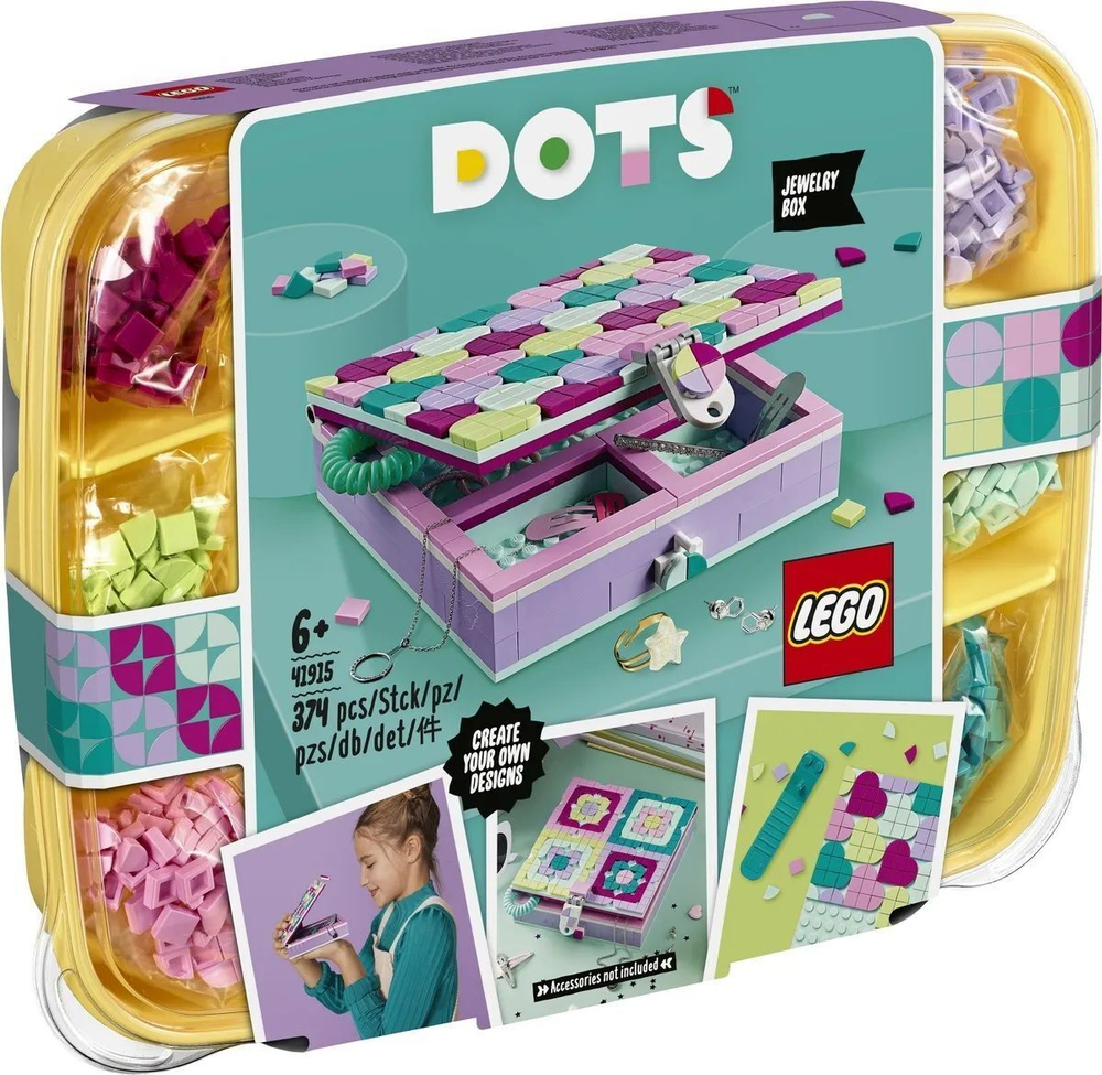 Набор для творчества LEGO DOTS Шкатулка для драгоценностей | 41915