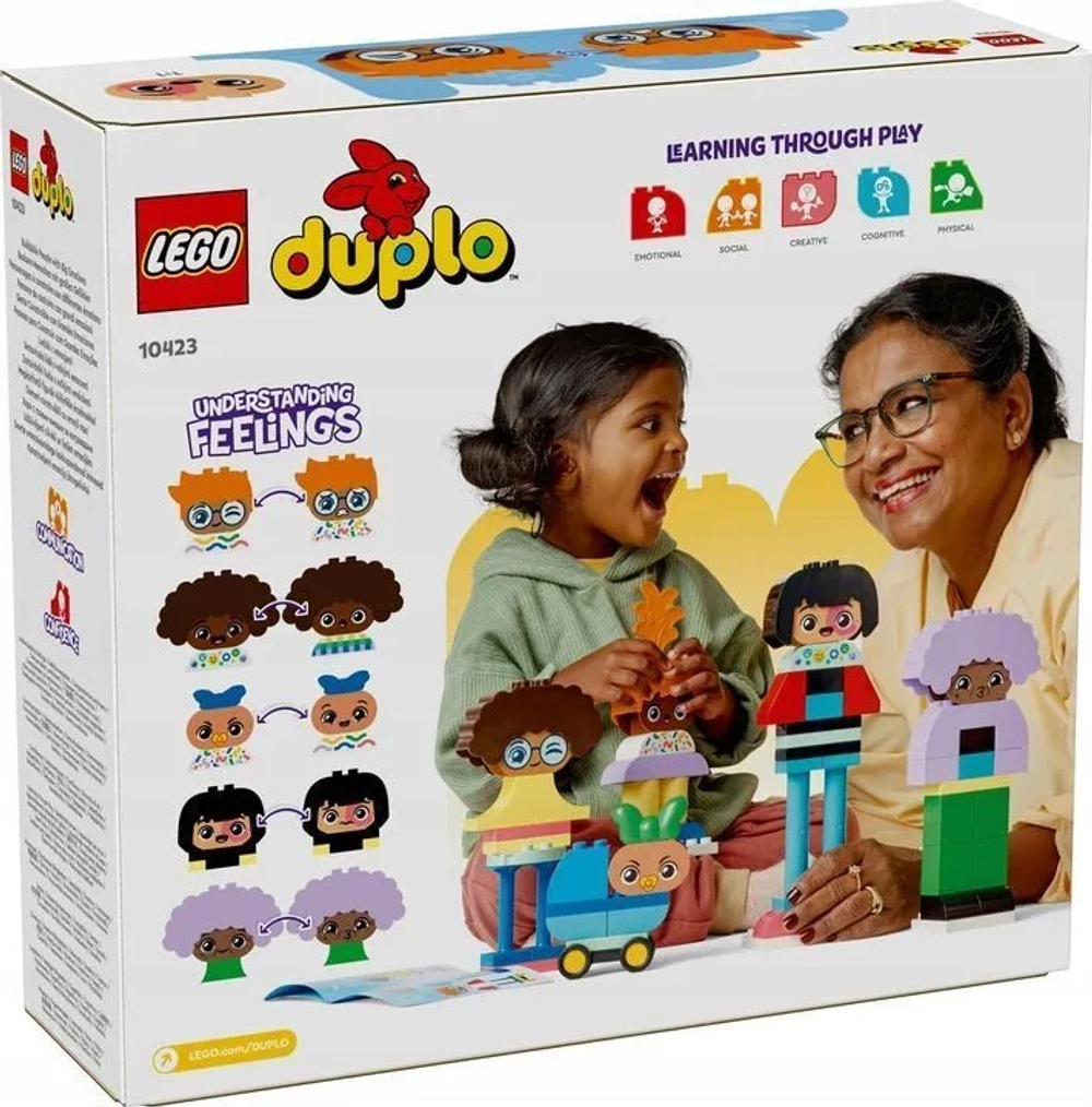 Конструктор LEGO DUPLO 10423 Человечки с эмоциями
