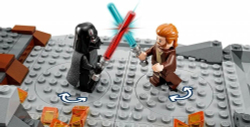 Конструктор LEGO Star Wars Obi-Wan Kenobi vs. Darth Vader Оби-Ван Кеноби против Дарта Вейдера | 75334