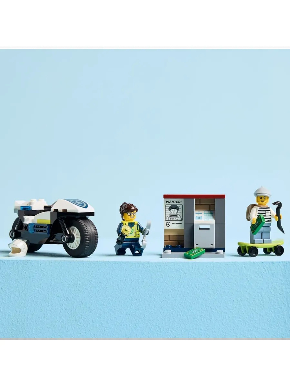 Конструктор LEGO CITY 60455 Полицейский мотоцикл