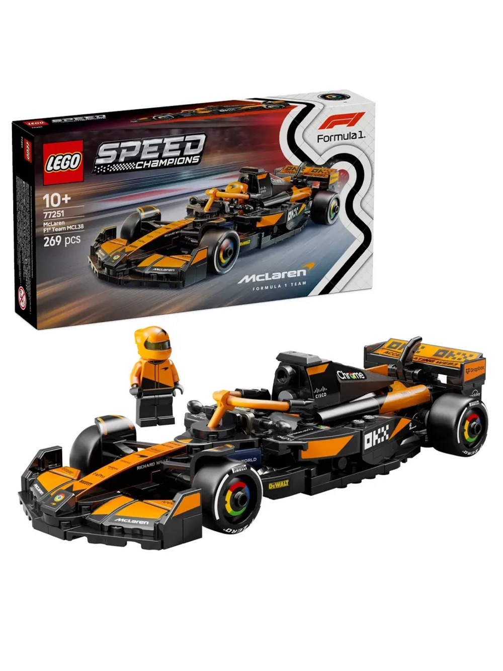 Конструктор LEGO SPEED CHAMPIONS 77251 Formula 1 McLaren MCL38