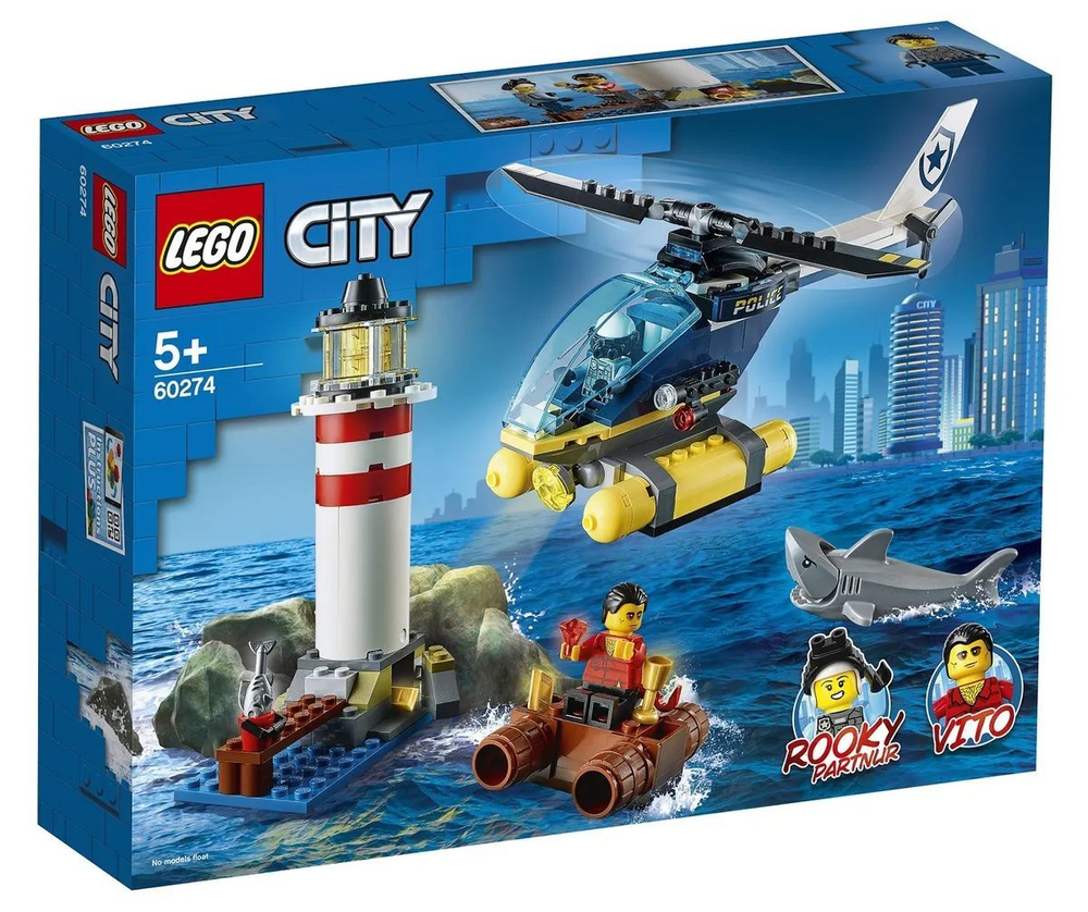 Конструктор LEGO City Морская полиция: захват на маяке | 60274