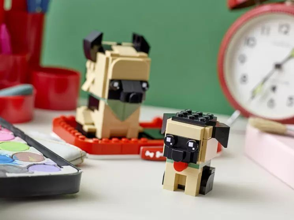 Конструктор LEGO BrickHeadz Сувенирный набор Немецкая овчарка | 40440