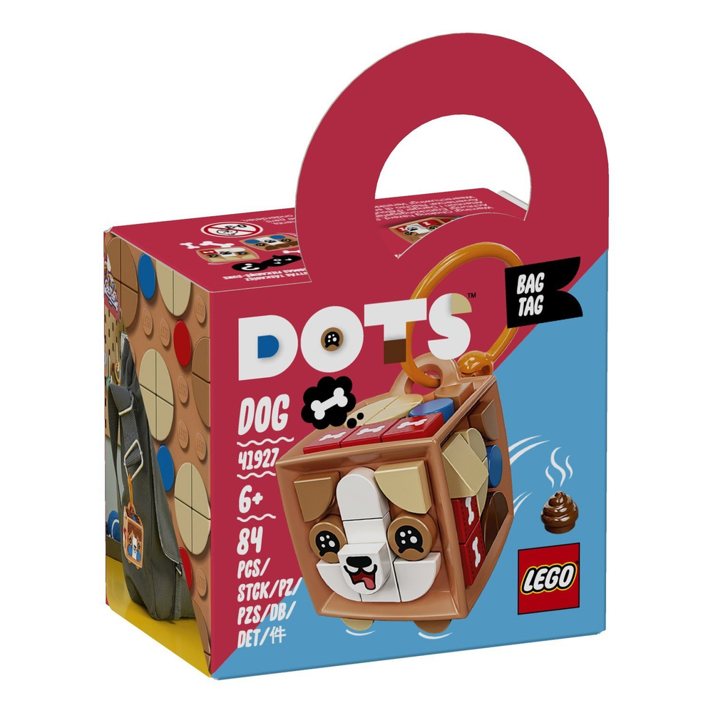 Конструктор LEGO DOTS Брелок «Щенок» | 41927