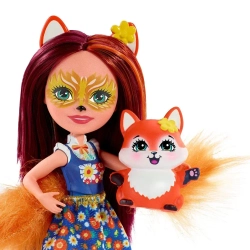 Кукла Enchantimals Фелисити Лис и Флик с питомцем | DVH87 / FXM71