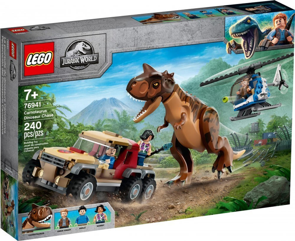 Конструктор LEGO Jurassic World Погоня за карнотавром | 76941