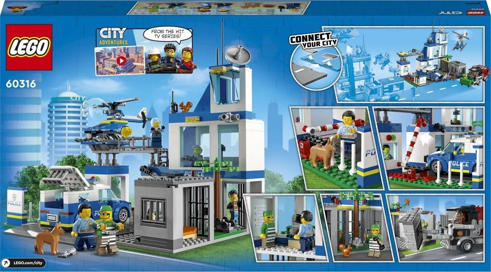 Конструктор LEGO City Police Полицейский участок | 60316